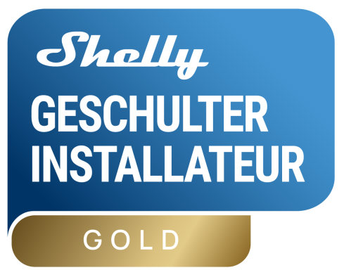 Shelly Gold-Label Shelly Gold-Label für geschulte Installateure.